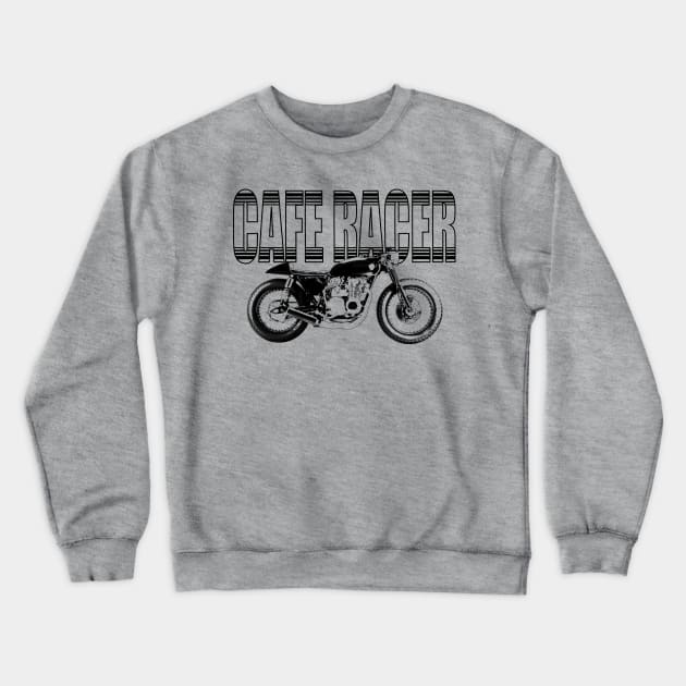 Cafe Racer Crewneck Sweatshirt by Skatee